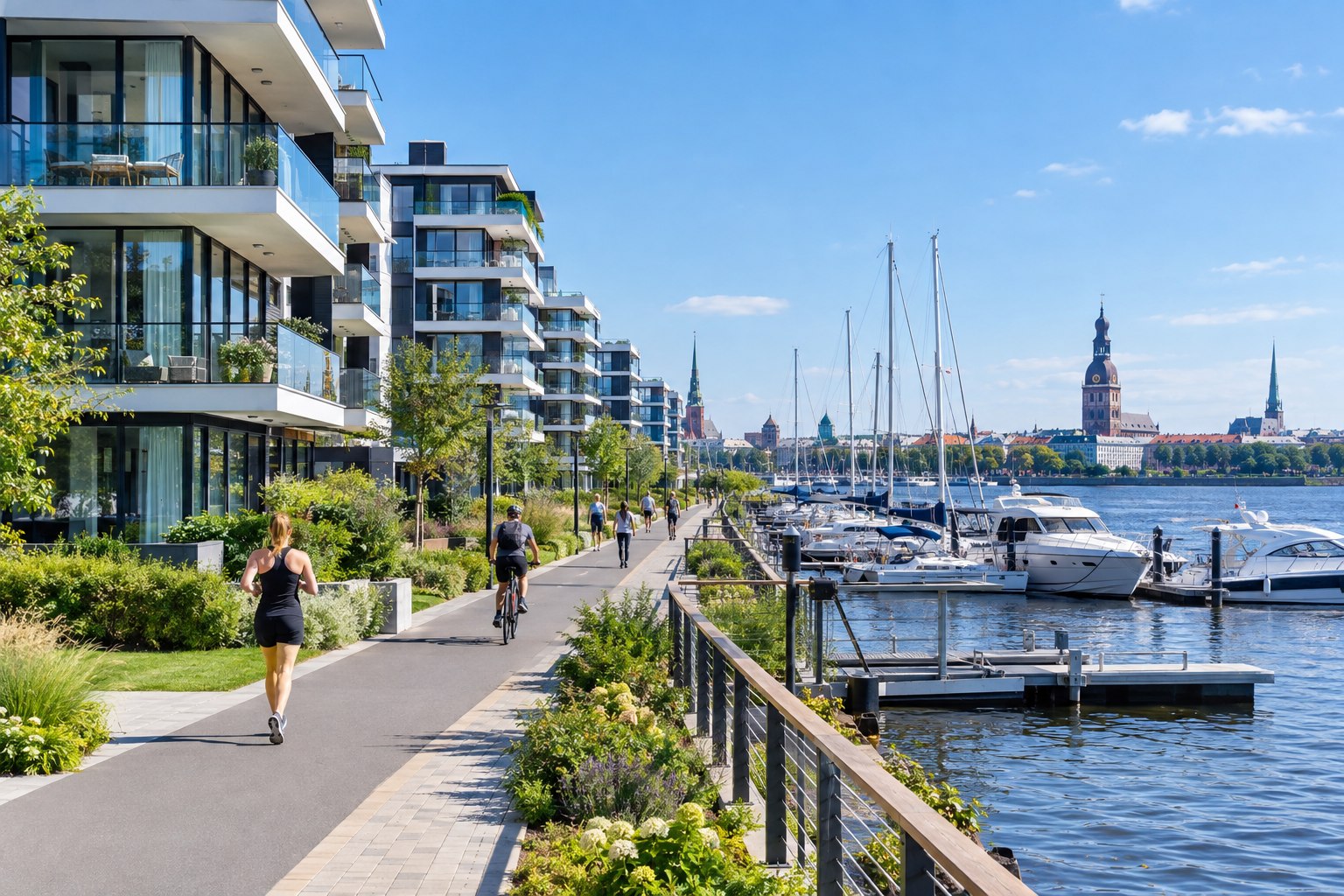 Riga Waterfront, Latvia
