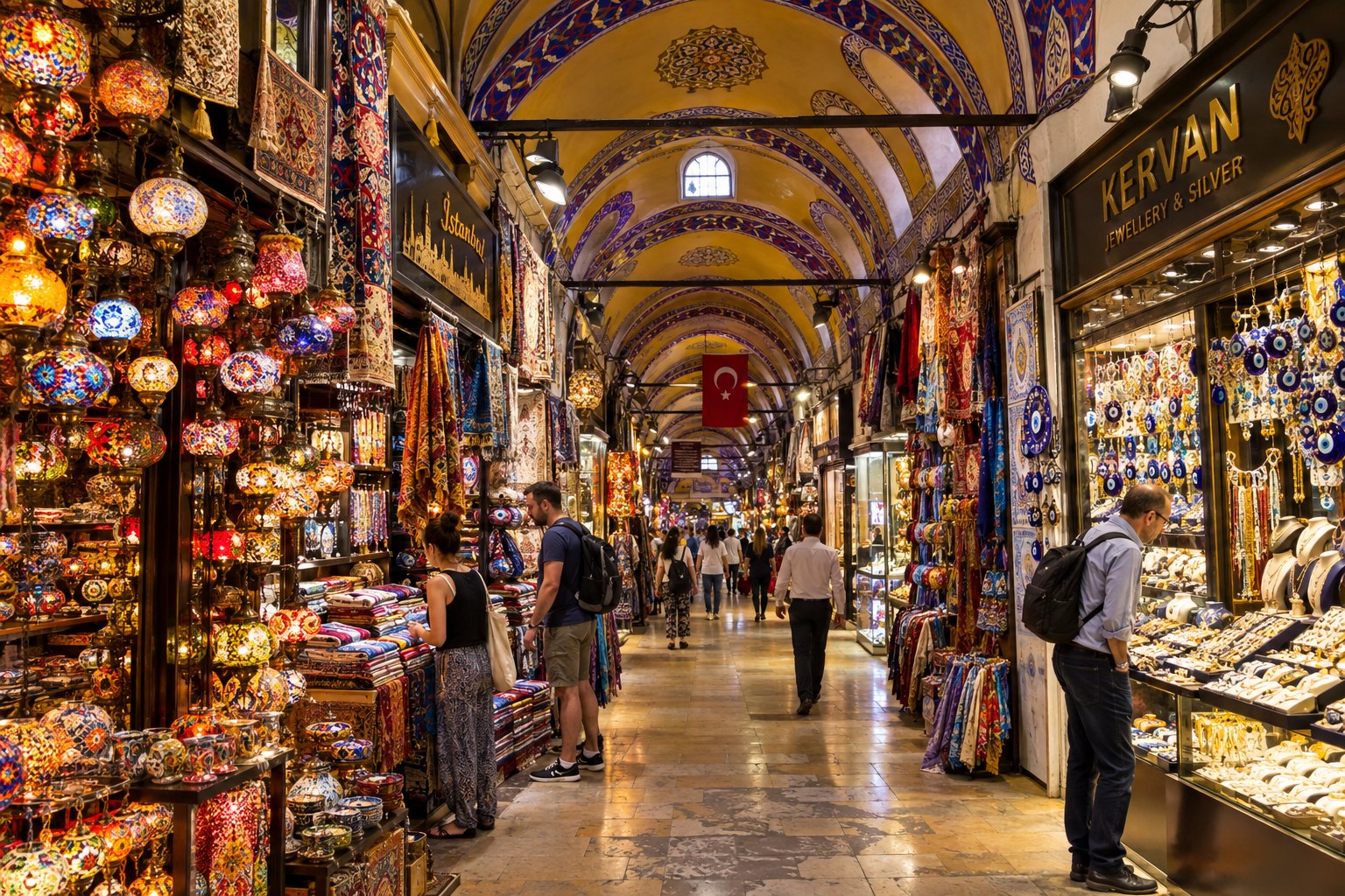 Inside the Grand Bazaar, Istanbul