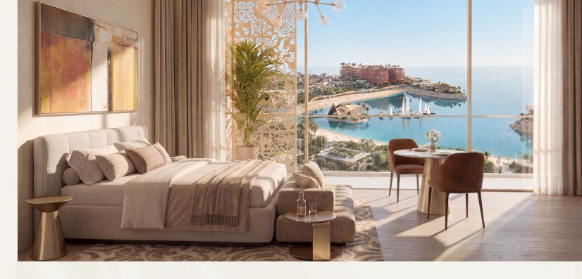 Bedroom with ocean view, Mira Coral Bay