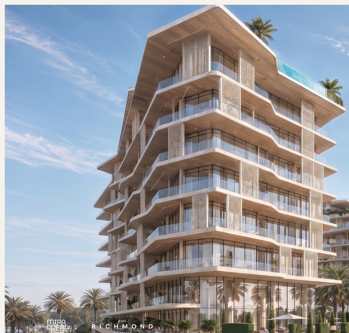 Richmond Residences tower render, Mira Coral Bay