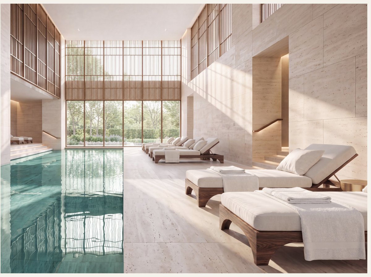 Wellness pool lounge, Mira Coral Bay